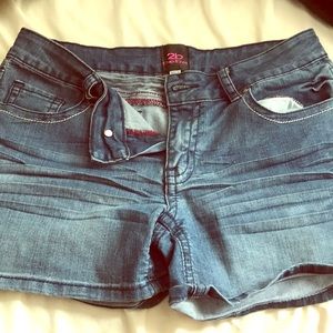 2b Jean shorts